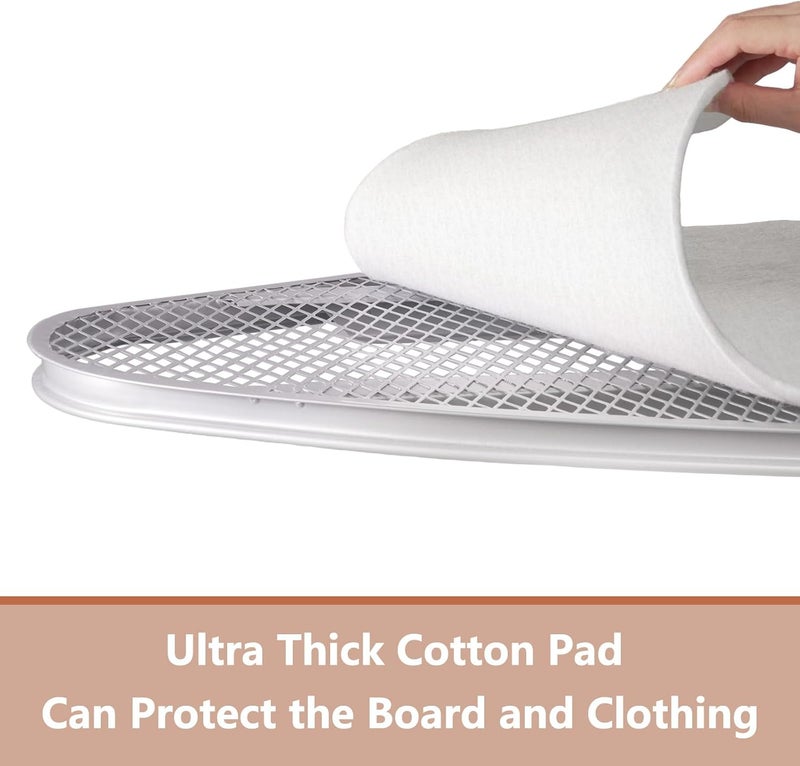 SheeChung Ironing Board Pad Only,Fit Ironing Boards Up to 57"x21",Cut to Desired Sizes,Ultra Thick Replaceable Ironing Padding,Universal Premium Felt Ironing Board Pad - Image 3